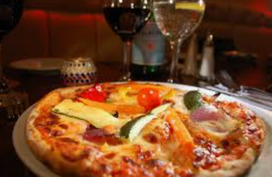 even pizza is spectacular with a fine wine
